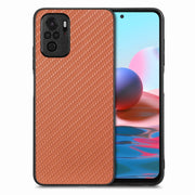 Cover posteriore in pelle con texture in fibra di carbonio, For Redmi Note 10, For Xiaomi CC9 Pro, For Redmi K80 Pro / Poco F7 Ultra, For Redmi K80 / Poco F7 Pro