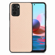 Cover posteriore in pelle con texture in fibra di carbonio, For Redmi Note 10, For Xiaomi CC9 Pro, For Redmi K80 Pro / Poco F7 Ultra, For Redmi K80 / Poco F7 Pro