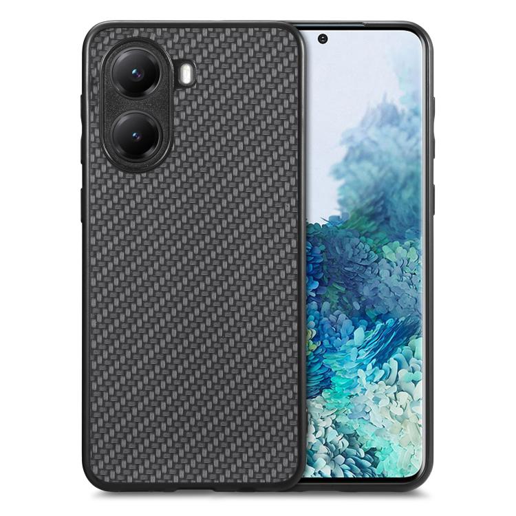 Cover posteriore in pelle con texture in fibra di carbonio, For Xiaomi Poco X7 Pro, For Xiaomi 15 Pro, For Xiaomi 15, For Redmi Note 14 5G