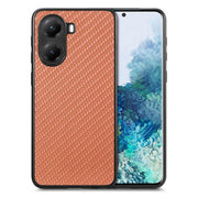 Cover posteriore in pelle con texture in fibra di carbonio, For Xiaomi Poco X7 Pro, For Xiaomi 15 Pro, For Xiaomi 15, For Redmi Note 14 5G