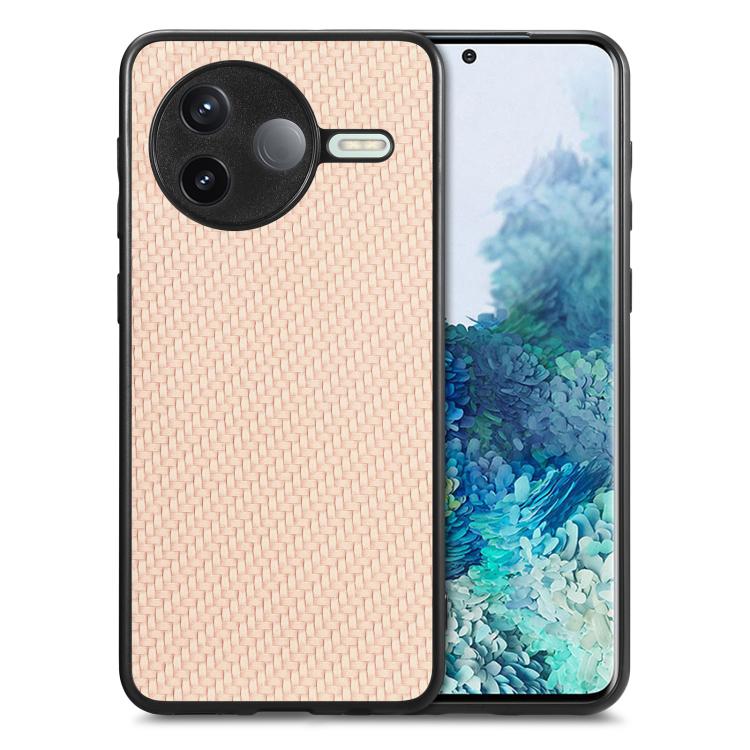 Cover posteriore in pelle per Xiaomi Poco F7 Ultra e Redmi K80 Pr