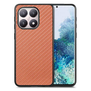Cover posteriore in pelle con texture in fibra di carbonio, For Xiaomi 15T, For Redmi 15C 5G / 4G Glodal 171mm, For Xiaomi 15 Ultra, For Redmi Turbo 4