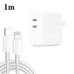 Caricabatterie USB-C 35W con cavo 8 pin per smartphone