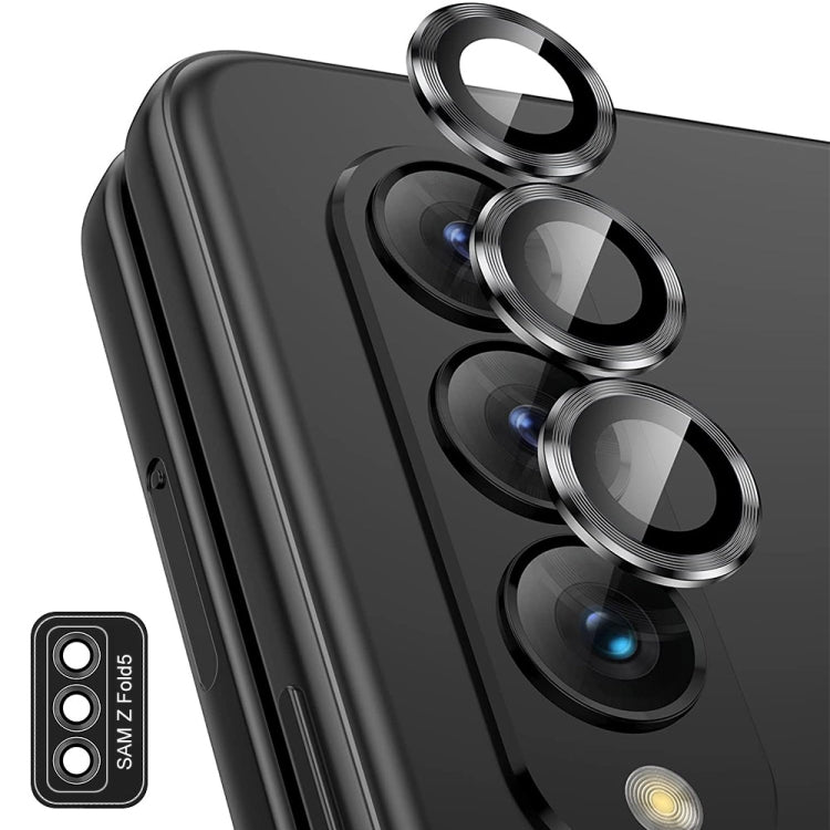 ENKAY Hat-Prince 9H Lente posteriore Pellicola in vetro temperato in lega di alluminio, For Samsung Galaxy Z Fold5 / A25 5G, For Samsung Galaxy Z Flip5