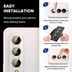 ENKAY Hat-Prince 9H Lente posteriore Pellicola in vetro temperato in lega di alluminio, For Samsung Galaxy Z Fold5 / A25 5G, For Samsung Galaxy Z Flip5