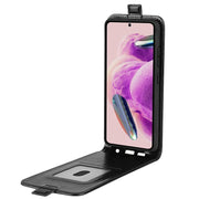 Custodia per telefono in pelle con vibrazione verticale singola R64 Texture, For Redmi Note 12S