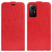 Custodia per telefono in pelle con vibrazione verticale singola R64 Texture, For Redmi Note 12S