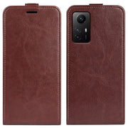 Custodia per telefono in pelle con vibrazione verticale singola R64 Texture, For Redmi Note 12S