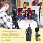 Microfono wireless Lavalier 3 in 1 con riduzione rumore