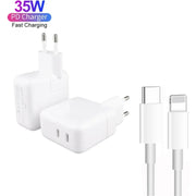 Caricabatterie USB-C 35W con cavo 8 pin