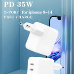 Caricabatterie USB-C 35W con cavo 8 pin 1m e 2m