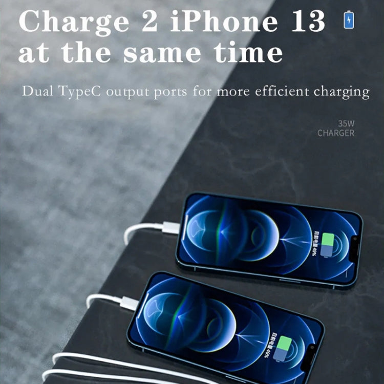 Caricabatterie USB-C 35W con cavo 8 pin 1m e 2m