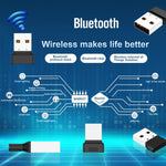 Ricevitore trasmettitore wireless adattatore USB Bluetooth 5.3 OY313 per PC Windows 11 10 8 7, OY313