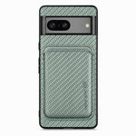 Custodia per telefono Magsafe in pelle in fibra di carbonio, For Google Pixel 9a, For Google Pixel 7 Pro, For Google Pixel 7, For Google Pixel 6