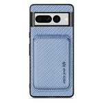 Custodia per telefono Magsafe in pelle in fibra di carbonio, For Google Pixel 9a, For Google Pixel 7 Pro, For Google Pixel 7, For Google Pixel 6