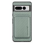 Custodia per telefono Magsafe in pelle in fibra di carbonio, For Google Pixel 9a, For Google Pixel 7 Pro, For Google Pixel 7, For Google Pixel 6