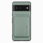 Custodia per telefono Magsafe in pelle in fibra di carbonio, For Google Pixel 9a, For Google Pixel 7 Pro, For Google Pixel 7, For Google Pixel 6