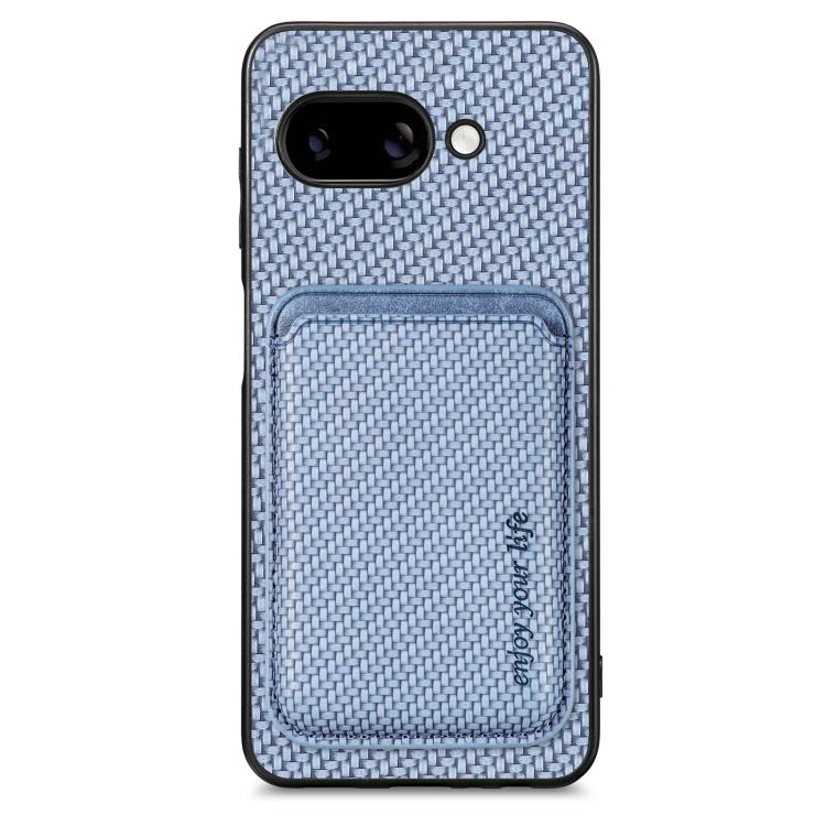 Custodia per telefono Magsafe in pelle in fibra di carbonio, For Google Pixel 9a, For Google Pixel 7 Pro, For Google Pixel 7, For Google Pixel 6