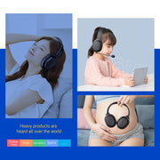 OY713 Blcak Music Headset Wireless BT5.0 Cuffie Call Center Auricolare con microfono, OY713