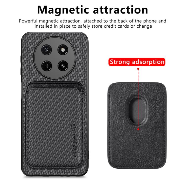 Custodia per telefono Magsafe in pelle in fibra di carbonio, For Honor X80 Pro Max 5G, For Honor Win Turbo 5G, For Honor 600 Pro Global, For Honor 600 Global