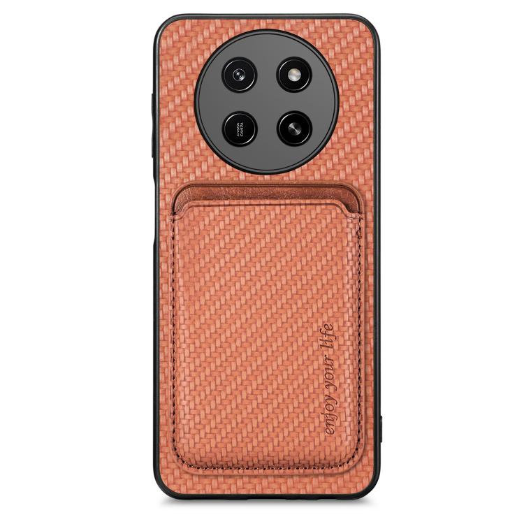 Custodia per telefono Magsafe in pelle in fibra di carbonio, For Honor X80 Pro Max 5G, For Honor Win Turbo 5G, For Honor 600 Pro Global, For Honor 600 Global