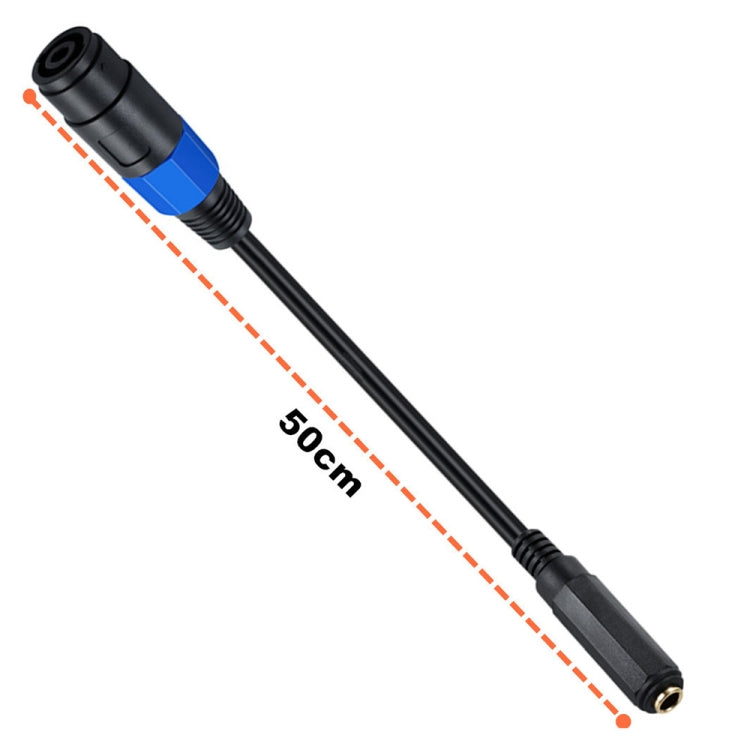 Cavo adattatore Speakon femmina a 6,35 mm femmina 50 cm