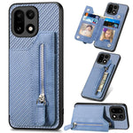 Custodia per cellulare a portafoglio con cerniera orizzontale in fibra di carbonio, For OnePlus Ace 6 / 6T / 15R, For OnePlus 15, For OnePlus Nord CE 3 Lite, For OnePlus Nord CE 2 Lite 5G