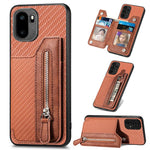 Custodia per cellulare a portafoglio con cerniera orizzontale in fibra di carbonio, For OnePlus Ace 6 / 6T / 15R, For OnePlus 15, For OnePlus Nord CE 3 Lite, For OnePlus Nord CE 2 Lite 5G