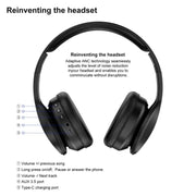 OY712 Per computer Cuffie per telefoni cellulari Bass Gaming Cuffie wireless Bluetooth con cancellazione del rumore