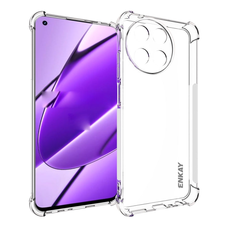 ENKAY Hat-Prince Custodia per telefono antiurto in TPU trasparente, For Realme 16 Pro+ 5G Global, For Realme 16 Pro 5G Global, For Realme C85 Pro 4G Global, For Realme 15 Pro 5G Global, For Realme 15 5G Global, For Realme 14 Pro 5G                     ...