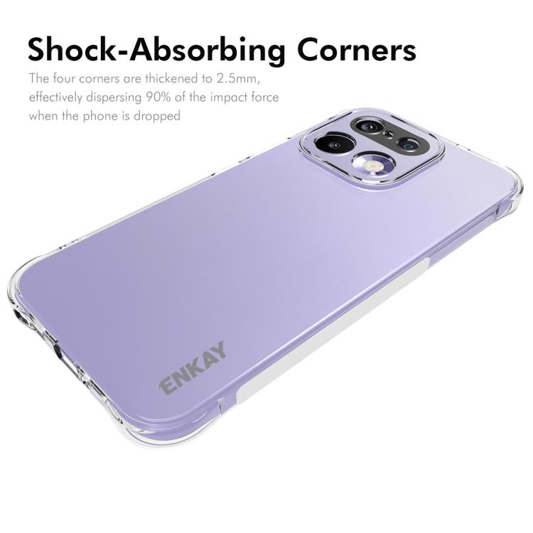 ENKAY Hat-Prince Custodia per telefono antiurto in TPU trasparente, For Realme 16 Pro+ 5G Global, For Realme 16 Pro 5G Global, For Realme C85 Pro 4G Global, For Realme 15 Pro 5G Global, For Realme 15 5G Global, For Realme 14 Pro 5G                     ...