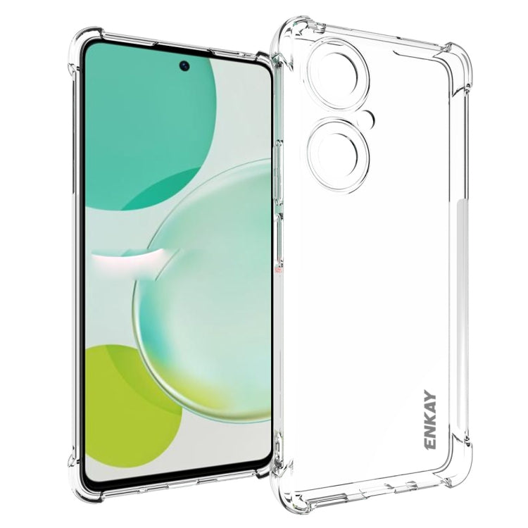 ENKAY Hat-Prince Custodia per telefono antiurto in TPU trasparente, For Huawei Pura 90 Pro Max 5G, For Huawei Pura 90 Pro 5G, For Huawei Pura 90 5G, For Huawei Pura 80 Ultra, For Huawei Pura 80, For Huawei Enjoy 70X, For Huawei Mate 70 Pro             ...