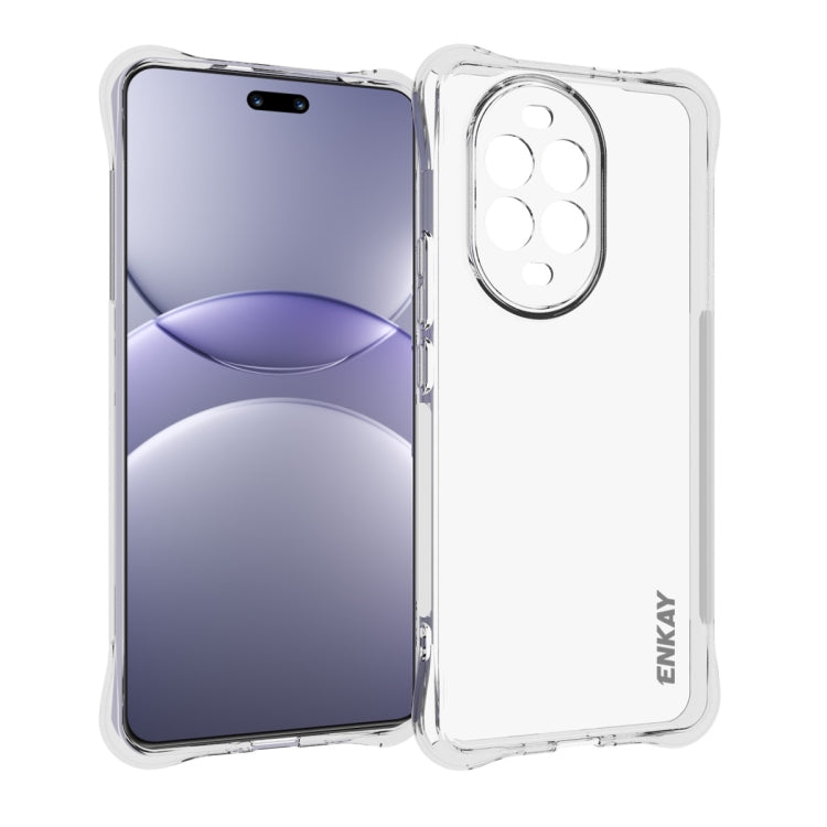 ENKAY Hat-Prince Custodia per telefono antiurto in TPU trasparente, For Huawei Pura 90 Pro Max 5G, For Huawei Pura 90 Pro 5G, For Huawei Pura 90 5G, For Huawei Pura 80 Ultra, For Huawei Pura 80, For Huawei Enjoy 70X, For Huawei Mate 70 Pro             ...