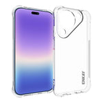 ENKAY Hat-Prince Custodia per telefono antiurto in TPU trasparente, For Huawei Pura 90 Pro Max 5G, For Huawei Pura 90 Pro 5G, For Huawei Pura 90 5G, For Huawei Pura 80 Ultra, For Huawei Pura 80, For Huawei Enjoy 70X, For Huawei Mate 70 Pro             ...