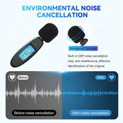 Microfono Lavalier Wireless 3 in 1 per smartphone e fotocamere
