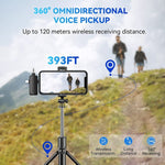 Microfono Lavalier Wireless 3 in 1 per smartphone e fotocamere