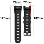 Cinturino sportivo di ricambio in silicone, For Garmin Instinct 2X