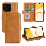 Custodia per telefono in pelle con vibrazione orizzontale con fibbia magnetica a doppio lato, For Realme Narzo N53 / C53