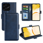 Custodia per telefono in pelle con vibrazione orizzontale con fibbia magnetica a doppio lato, For Realme Narzo N53 / C53