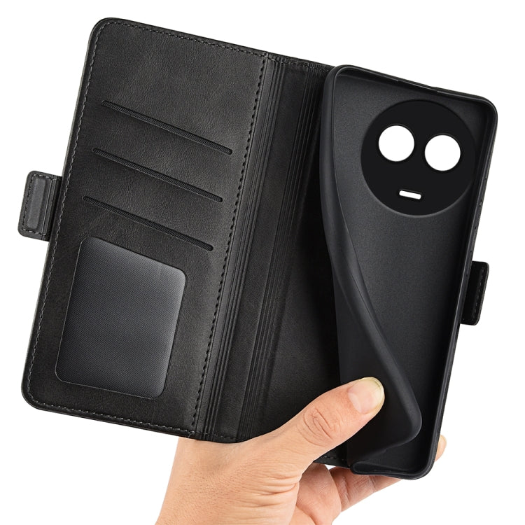 Custodia per telefono in pelle con vibrazione orizzontale con fibbia magnetica a doppio lato, For Realme 11X, For Realme C65 4G, For Realme C85 5G / 15x 5G, For Realme 15 5G / 15 Pro 5G