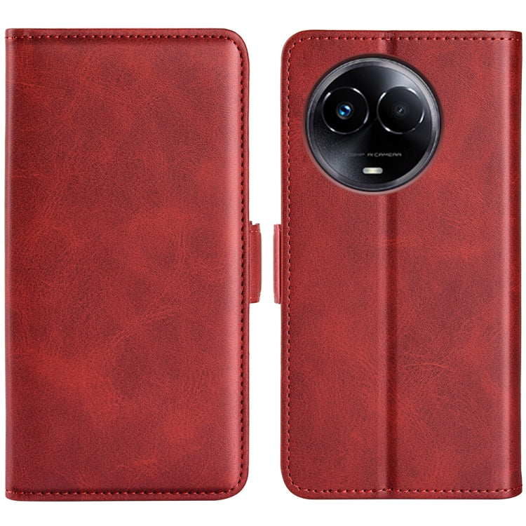 Custodia per telefono in pelle con vibrazione orizzontale con fibbia magnetica a doppio lato, For Realme 11X, For Realme C65 4G, For Realme C85 5G / 15x 5G, For Realme 15 5G / 15 Pro 5G