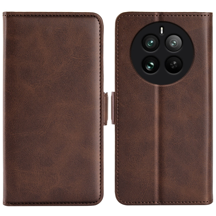 Custodia per telefono in pelle con vibrazione orizzontale con fibbia magnetica a doppio lato, For Realme 12 5G, For Realme 12+ 5G, For Realme 12 Pro+, For Realme C67 5G