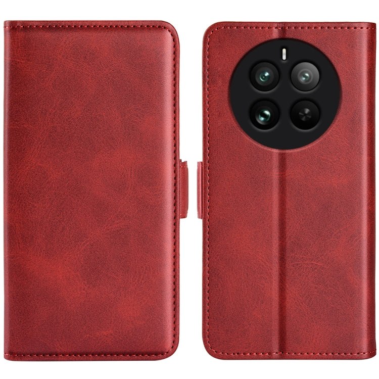 Custodia per telefono in pelle con vibrazione orizzontale con fibbia magnetica a doppio lato, For Realme 12 5G, For Realme 12+ 5G, For Realme 12 Pro+, For Realme C67 5G