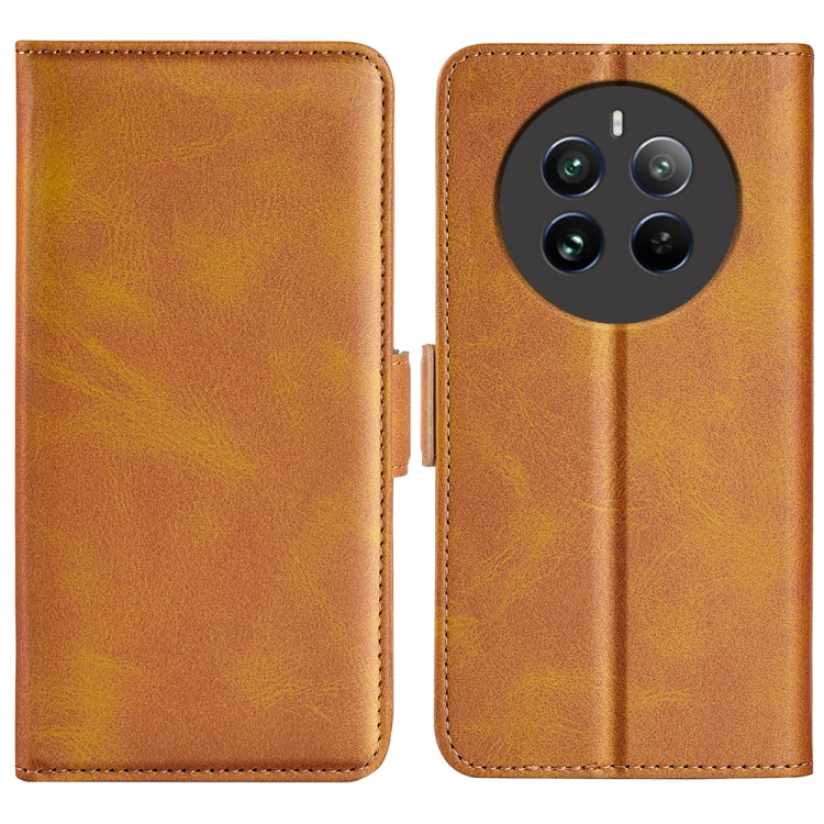 Custodia per telefono in pelle con vibrazione orizzontale con fibbia magnetica a doppio lato, For Realme 12 5G, For Realme 12+ 5G, For Realme 12 Pro+, For Realme C67 5G