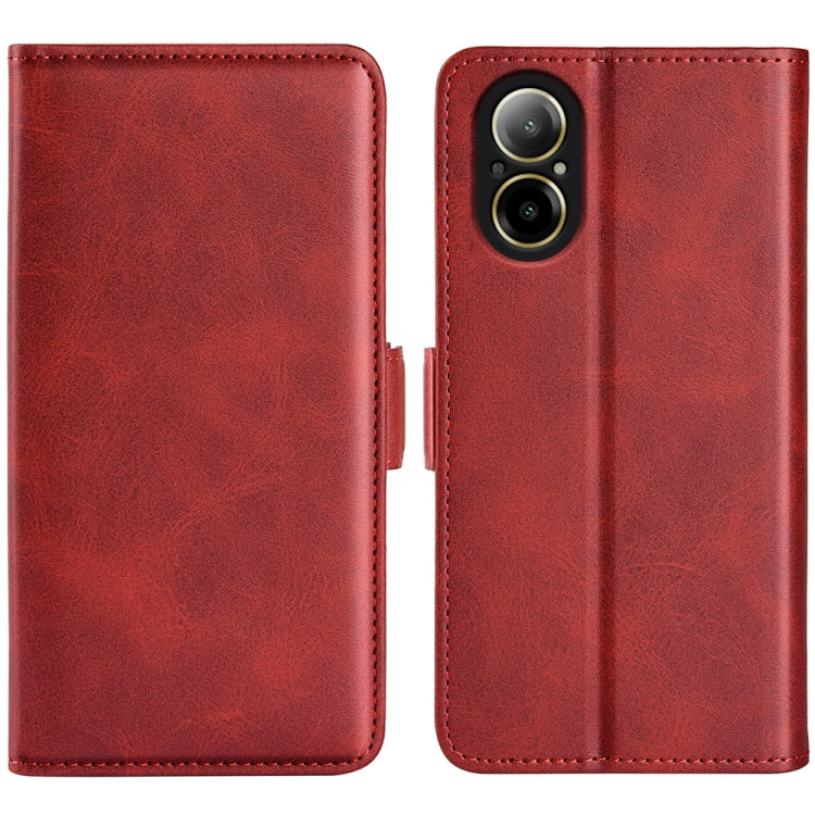 Custodia per telefono in pelle con vibrazione orizzontale con fibbia magnetica a doppio lato, For Realme 12 5G, For Realme 12+ 5G, For Realme 12 Pro+, For Realme C67 5G