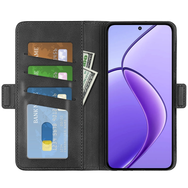 Custodia per telefono in pelle con vibrazione orizzontale con fibbia magnetica a doppio lato, For Realme 12 5G, For Realme 12+ 5G, For Realme 12 Pro+, For Realme C67 5G