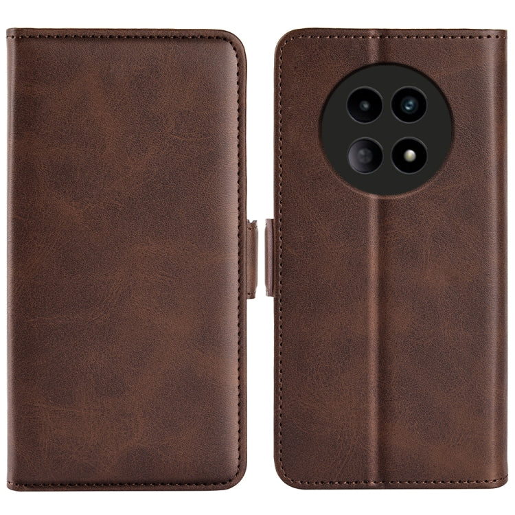 Custodia per telefono in pelle con vibrazione orizzontale con fibbia magnetica a doppio lato, For Realme 12 5G, For Realme 12+ 5G, For Realme 12 Pro+, For Realme C67 5G