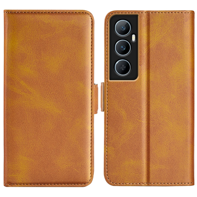 Custodia per telefono in pelle con vibrazione orizzontale con fibbia magnetica a doppio lato, For Realme 11X, For Realme C65 4G, For Realme C85 5G / 15x 5G, For Realme 15 5G / 15 Pro 5G