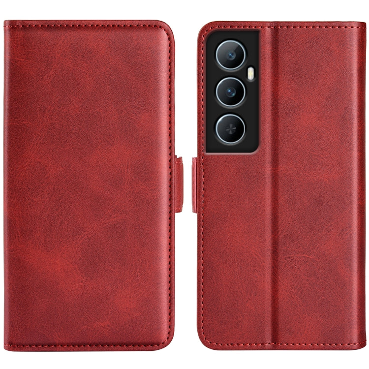 Custodia per telefono in pelle con vibrazione orizzontale con fibbia magnetica a doppio lato, For Realme 11X, For Realme C65 4G, For Realme C85 5G / 15x 5G, For Realme 15 5G / 15 Pro 5G