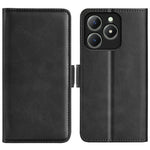 Custodia per telefono in pelle con vibrazione orizzontale con fibbia magnetica a doppio lato, For Realme 13+ 5G, For Realme 13 Pro 5G, For Realme GT 6 5G, For Realme C63